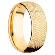 14K Yellow Gold + Polish Finish