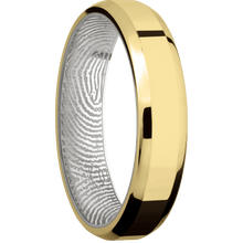 18K Yellow Gold + Polish , Polish Finish + Platinum