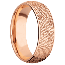 14K Rose Gold + Polish Finish