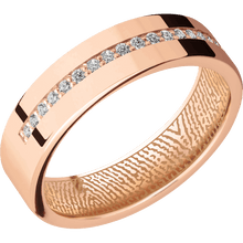 14K Rose Gold + Polish Finish