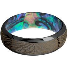 Zirconium + Polish , Polish Finish + Abalone