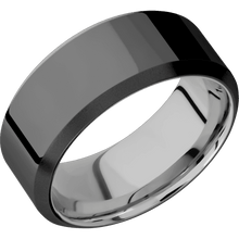 Zirconium + Polish , Bead Finish + Titanium