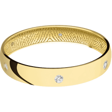 10K Yellow Gold + Polish Finish