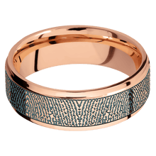 14K Rose Gold + Polish , Polish Finish