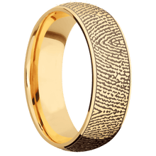 14K Yellow Gold + Polish Finish