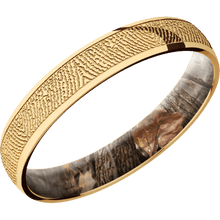 14K Yellow Gold + Polish Finish + King's Woodland