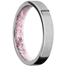 14K White Gold + Polish Finish + King's Pink