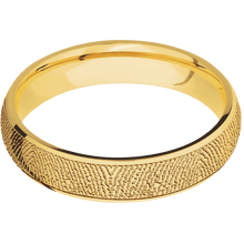 18K Yellow Gold + Polish Finish