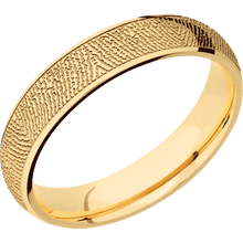 14K Yellow Gold + Polish Finish