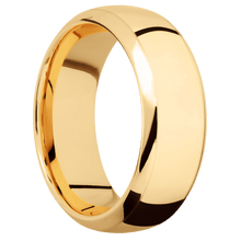 14K Yellow Gold + Polish , Polish Finish