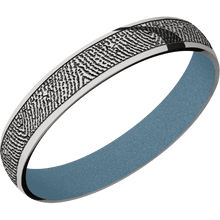 Titanium + Polish Finish + Polar Blue