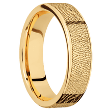 14K Yellow Gold + Polish Finish