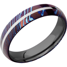 Titanium Damascus + Polish Finish + Zirconium