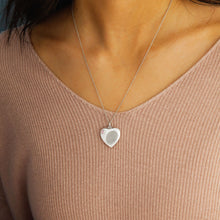 Fingerprint Jewelry Heart Cremation Urn Pendant