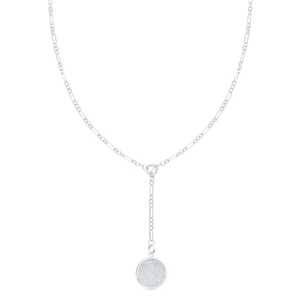 Sterling Silver Lariat Necklace