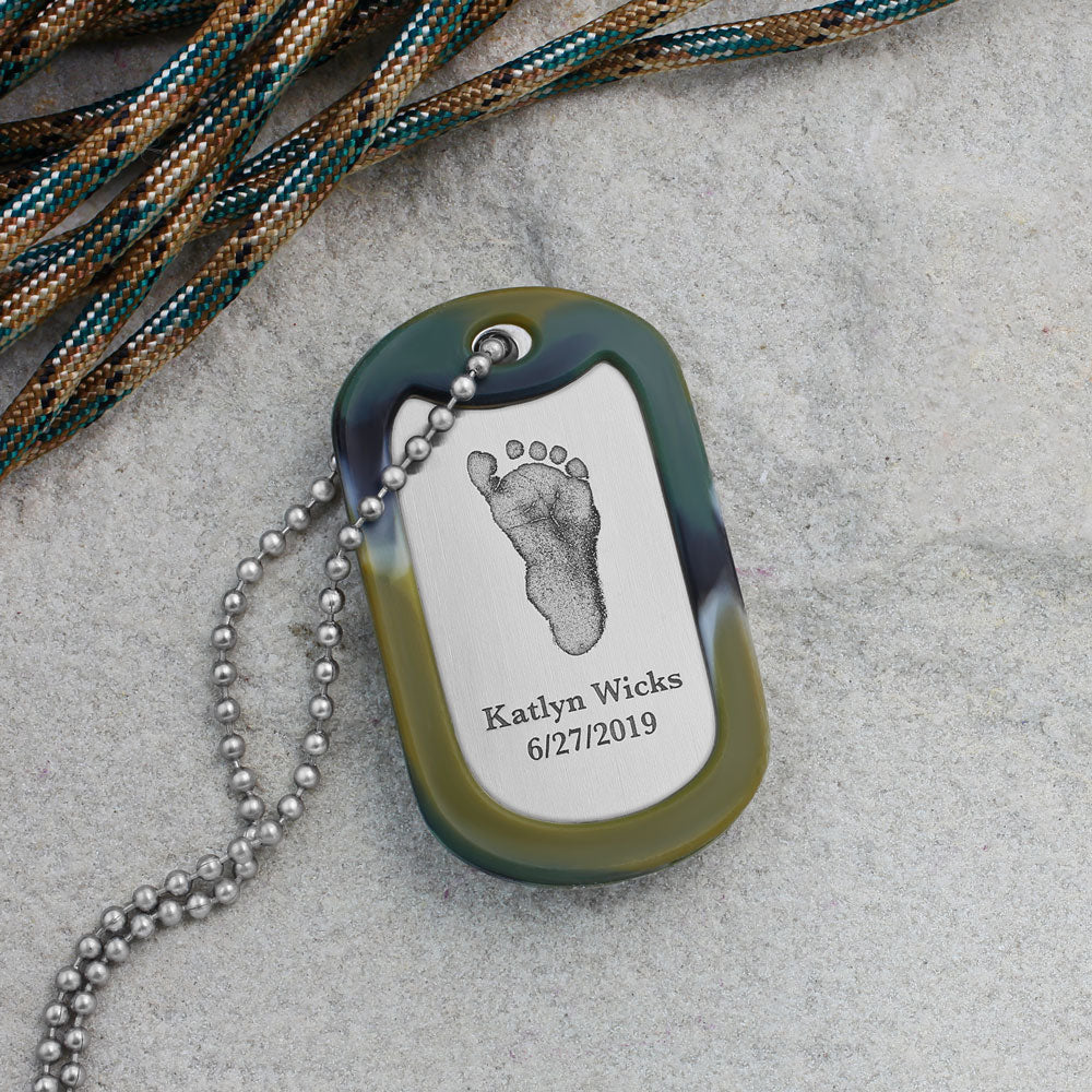 Stainless Steel Dual Print Military Dog Tag – LegacyTouch